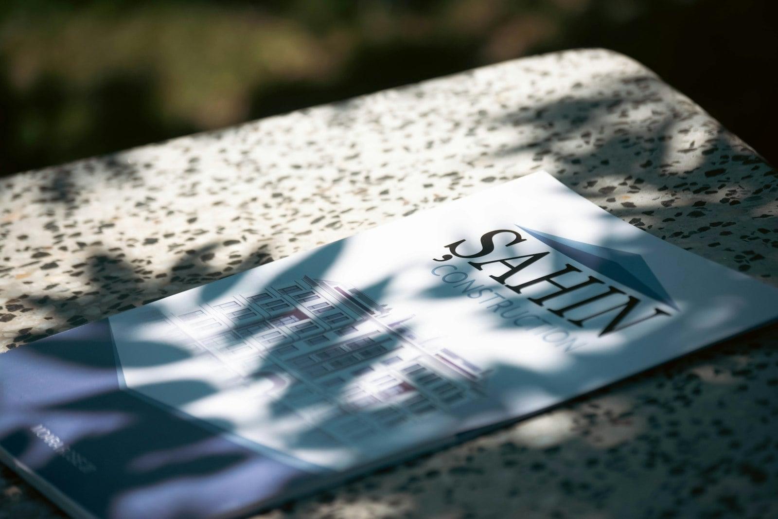 a book sitting on top of a wooden table