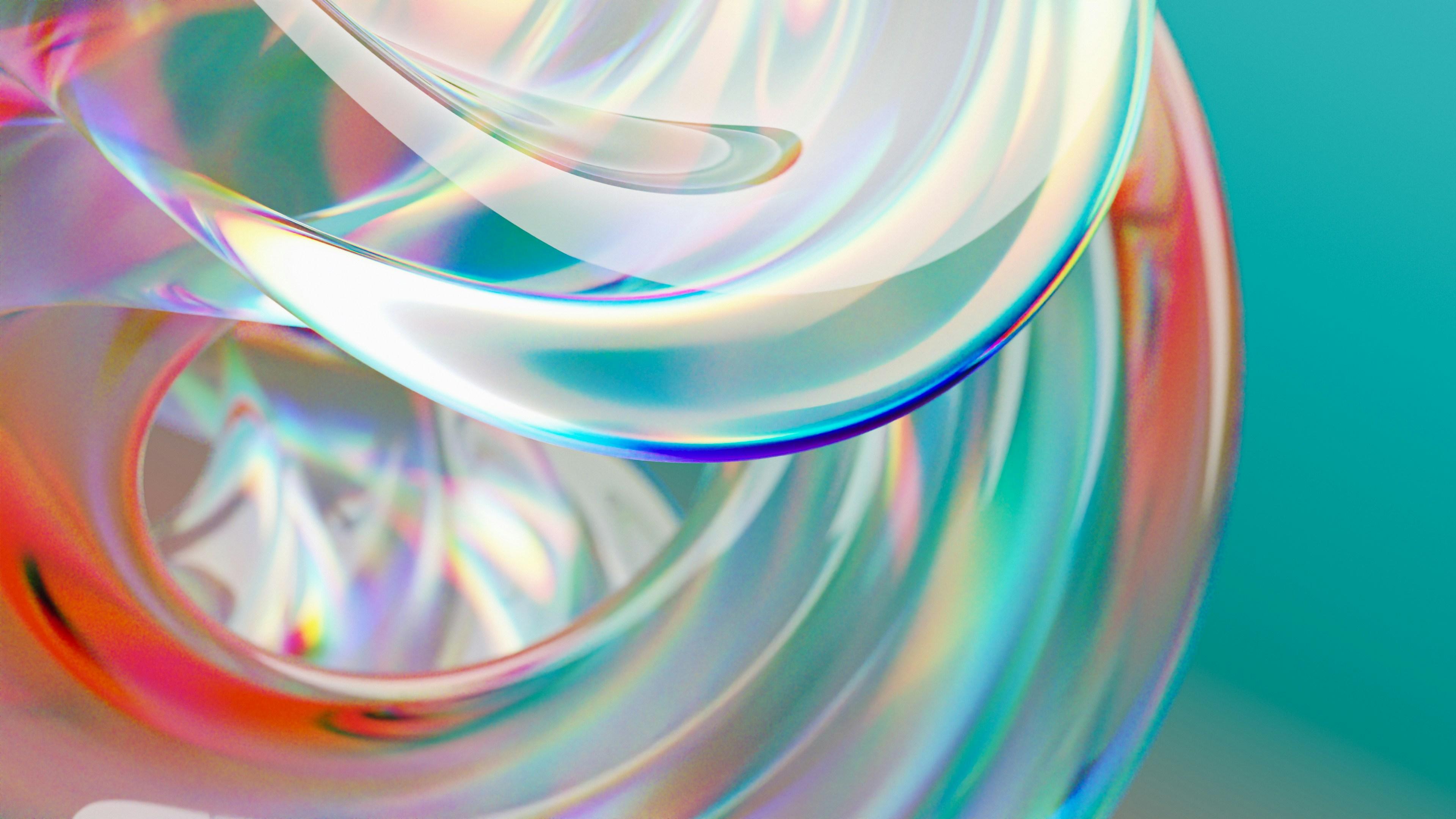 a computer generated image of a colorful object