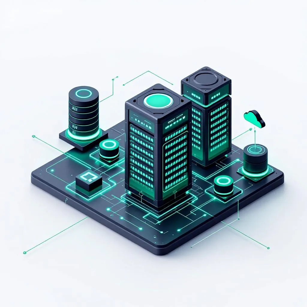 Architecture blueprint with three strategic pillars